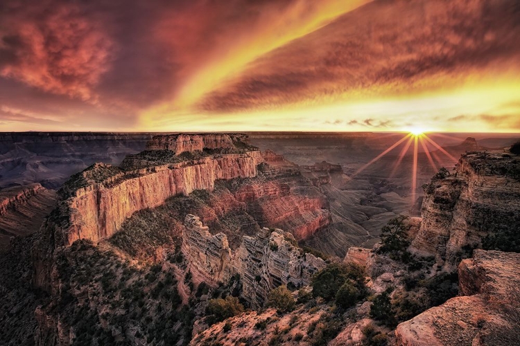 Picture of CANYON SUNSET IV