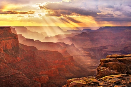 Picture of CANYON SUNSET VII