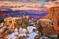 Picture of GRAND CANYON SNOW II