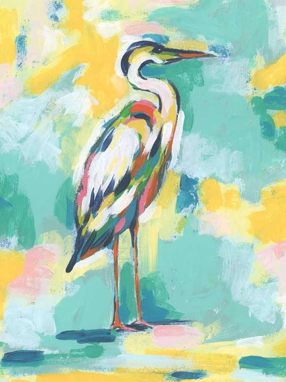 Picture of BRIGHT HERON FRESCO I