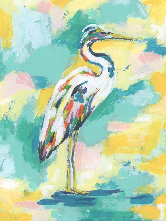 Picture of BRIGHT HERON FRESCO III