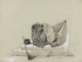 Picture of DEWINTS STILL LIFE WITH BROOM AND RAKE I