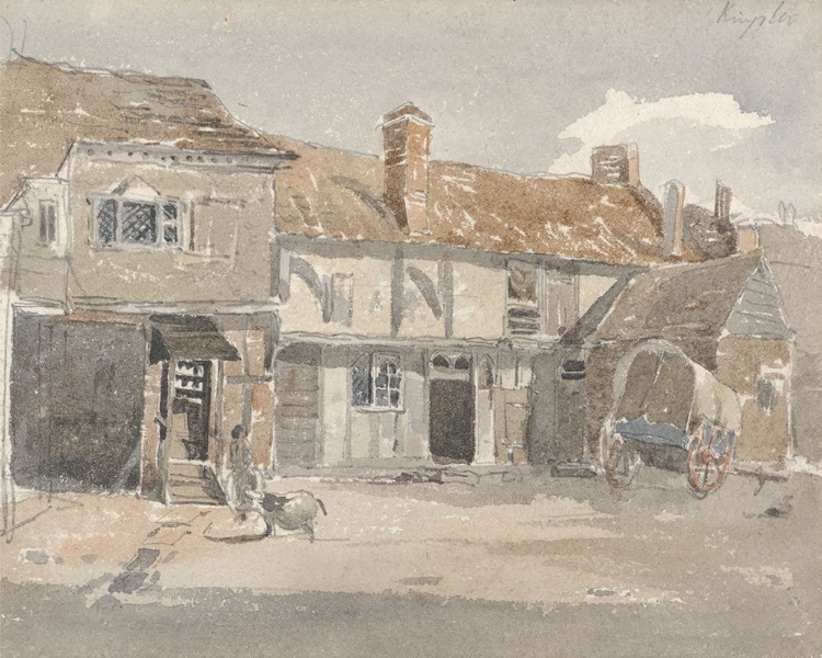 Picture of WATERCOLOR VILLAGE STUDY I