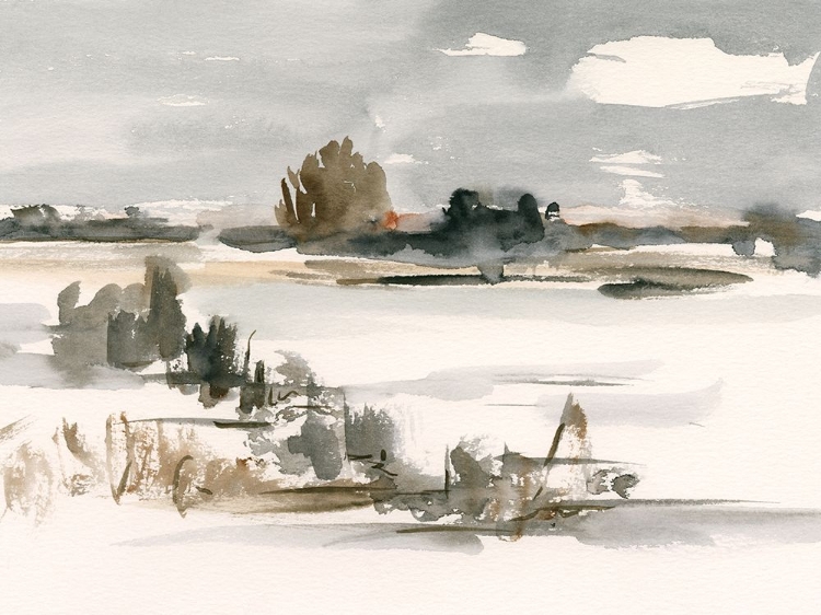 Picture of WINTER SUNSET IN THE VALLEY I