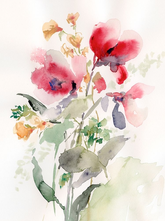 Picture of ROSE MADDER BOTANICAL I