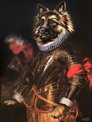 Picture of DRESSED UP GERMAN SHEPHERD