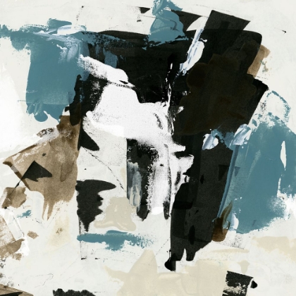 Picture of SCRAPED TEAL II