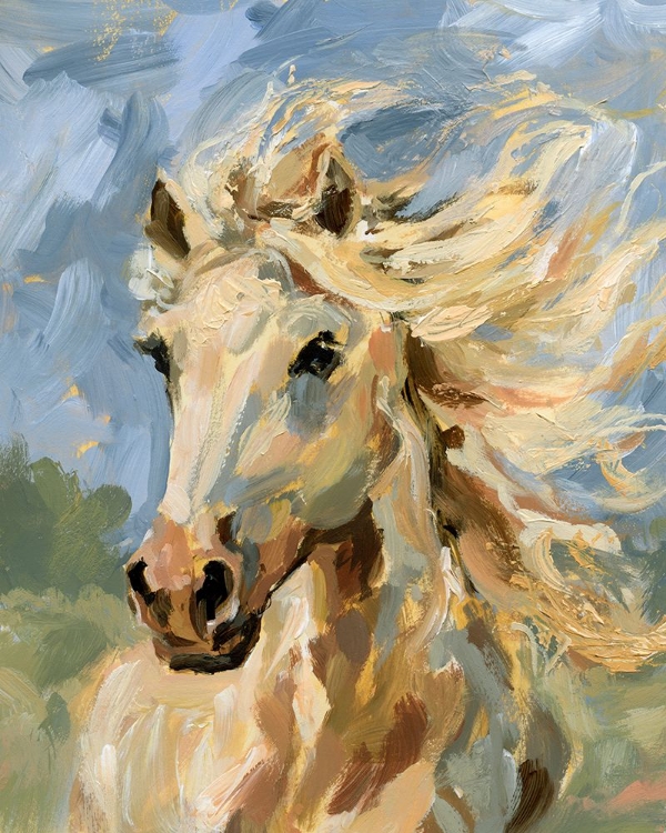 Picture of PALOMINO IN THE WIND II