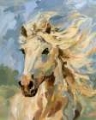 Picture of PALOMINO IN THE WIND II