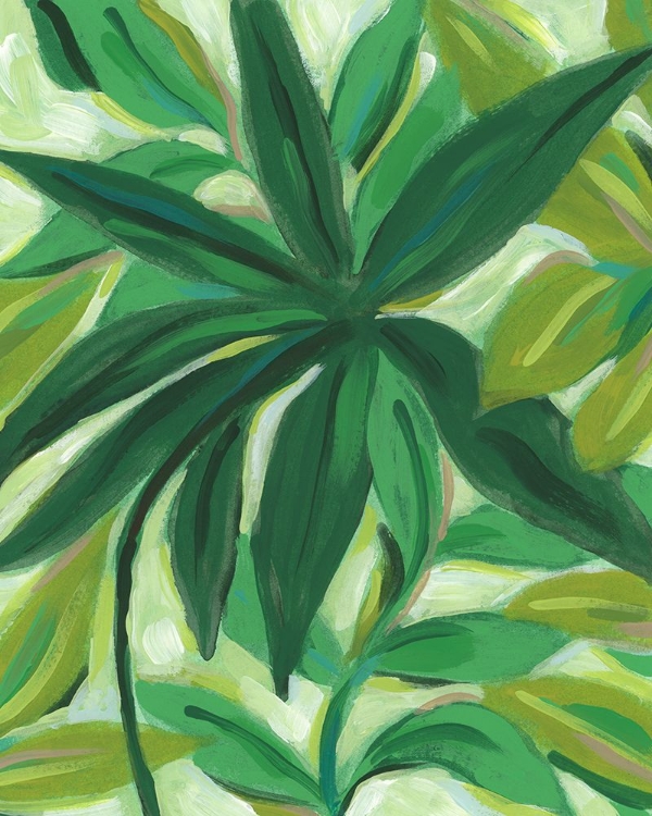 Picture of TROPICAL ISLAND LEAVES II