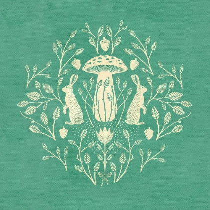 Picture of RABBITS AND MUSHROOMS III