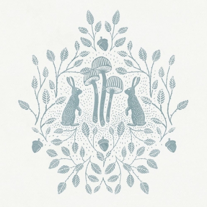 Picture of RABBITS AND MUSHROOMS VII