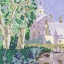 Picture of LAVENDER SKY TOWN I