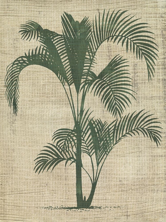 Picture of BURLAP PALM SILHOUETTE II