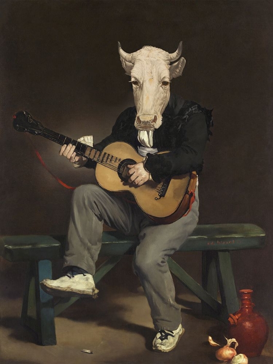 Picture of HORSE & CATTLE HUMANS I