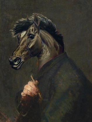 Picture of HORSE AND CATTLE HUMANS II