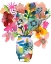 Picture of LINEAR BOUQUET I