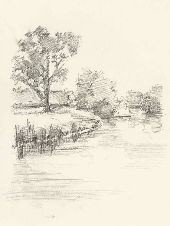 Picture of RIVERBANK SKETCH I
