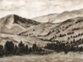 Picture of SEPIA-TONED HILLS II