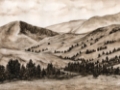 Picture of SEPIA-TONED HILLS II