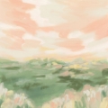 Picture of BLUSH MEADOW I