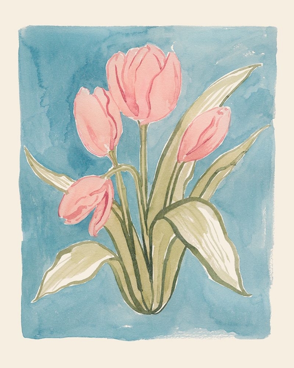 Picture of TULIP WATERCOLOR SKETCH II