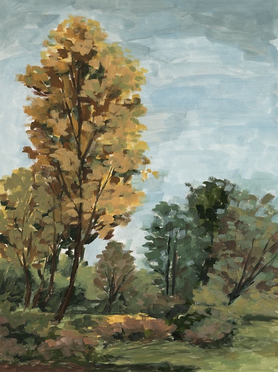 Picture of OCHRE AUTUMN MEADOW I