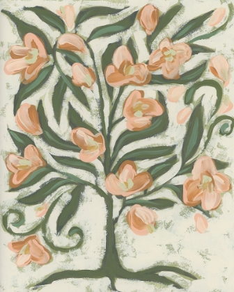Picture of FOLK PEACH BLOSSOMS II