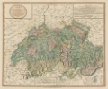 Picture of VINTAGE MAP OF SWITZERLAND