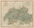 Picture of VINTAGE MAP OF SWITZERLAND