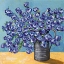 Picture of BLUE ON BLUE WATERING CAN