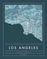 Picture of NAVY MINIMAL CITY MAP OF LOS ANGELES