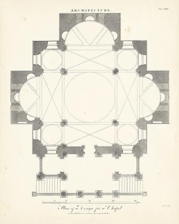 Picture of PLAN FOR A CHAPEL