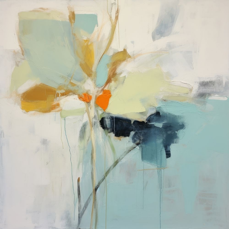 Picture of ABSTRACT COLORFUL FLORAL I