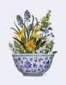 Picture of CHINOISERIE BOWL WITH WILD FLOWERS 1