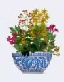Picture of CHINOISERIE BOWL WITH WILD FLOWERS 2