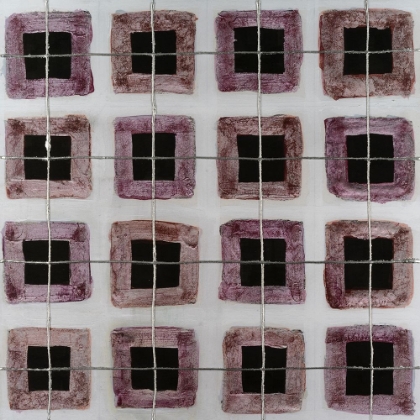 Picture of METALLIC PLAID I