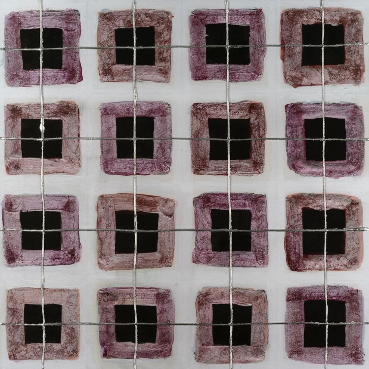 Picture of METALLIC PLAID I