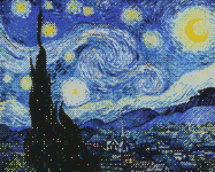 Picture of FAMOUS PIXEL PAINTINGS II
