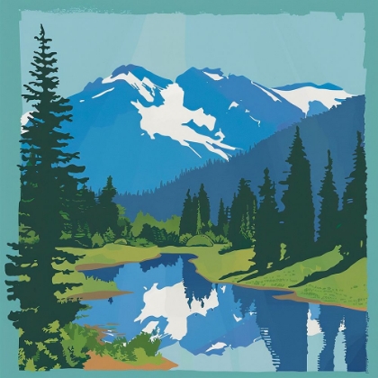 Picture of MOUNTAIN REFLECTION I