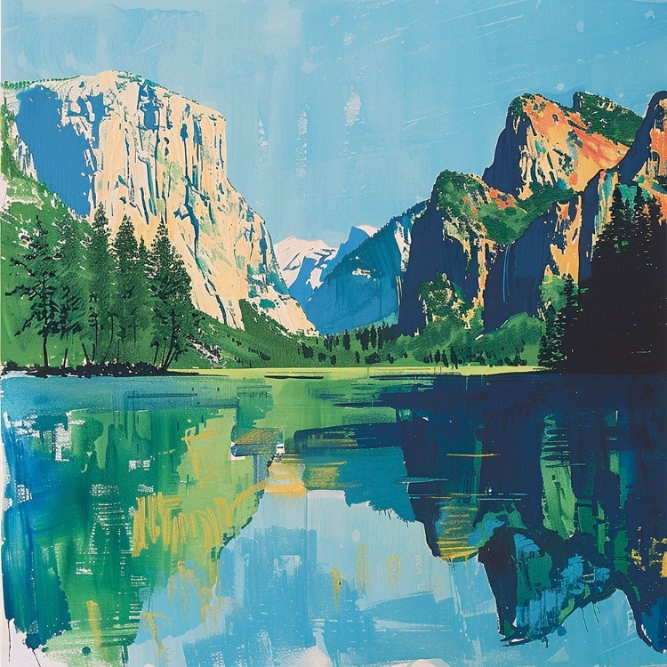 Picture of MOUNTAIN REFLECTION II