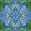 Picture of KALEIDOSCOPIC WATER LILLIES III
