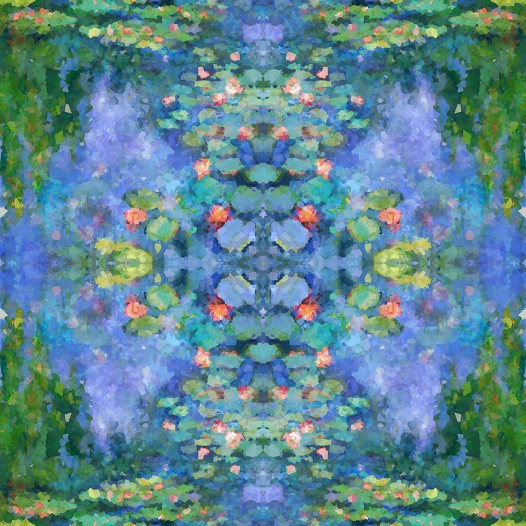 Picture of KALEIDOSCOPIC WATER LILLIES III