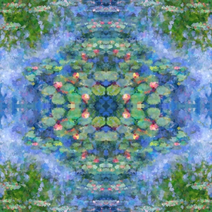 Picture of KALEIDOSCOPIC WATER LILLIES IV