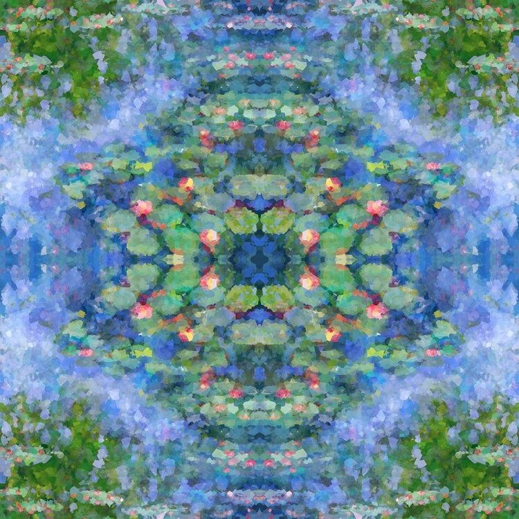 Picture of KALEIDOSCOPIC WATER LILLIES IV