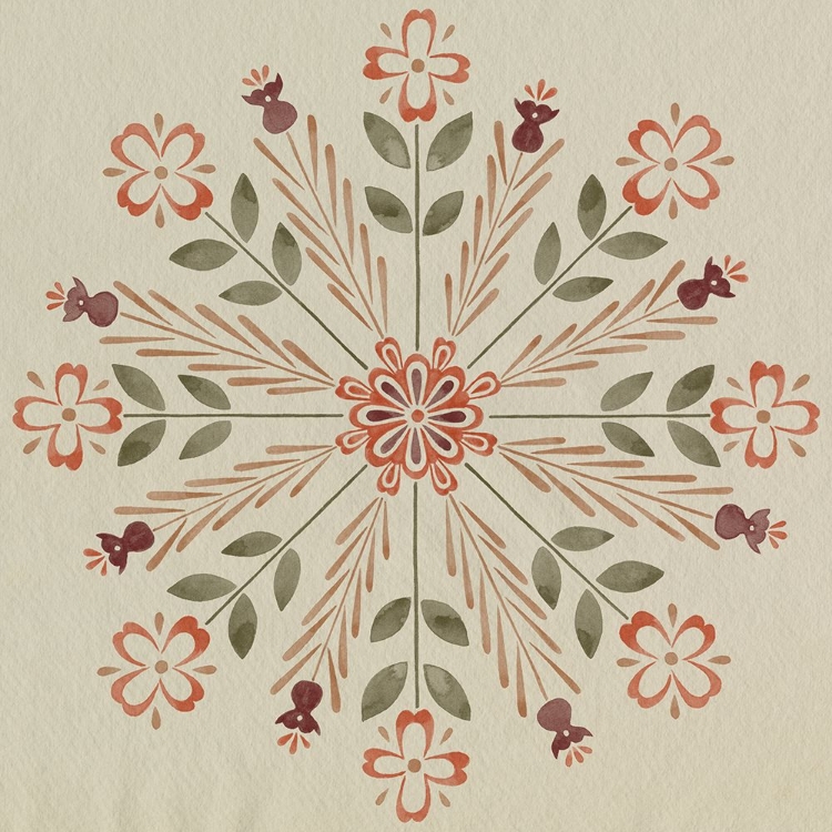 Picture of FOLK SNOWFLAKES IV