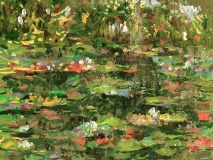 Picture of WATERLILLIES CASCADE I