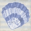 Picture of BLUE SHELL ON STRIPES II