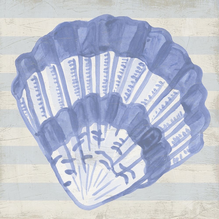 Picture of BLUE SHELL ON STRIPES II