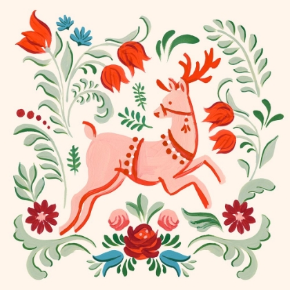 Picture of FOLKLORE REINDEER I